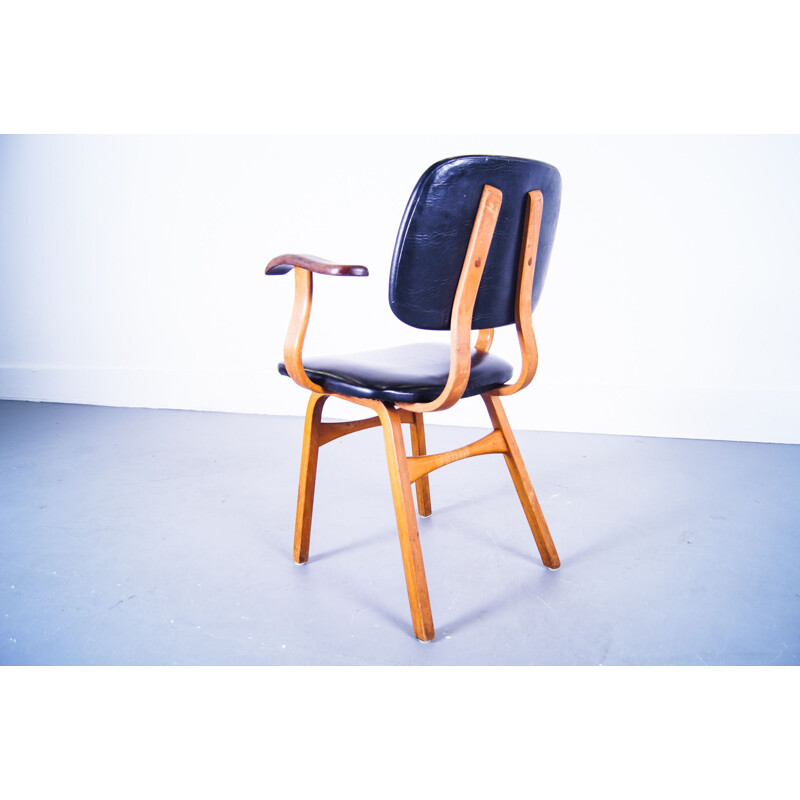 Vintage organic bentwood chair
