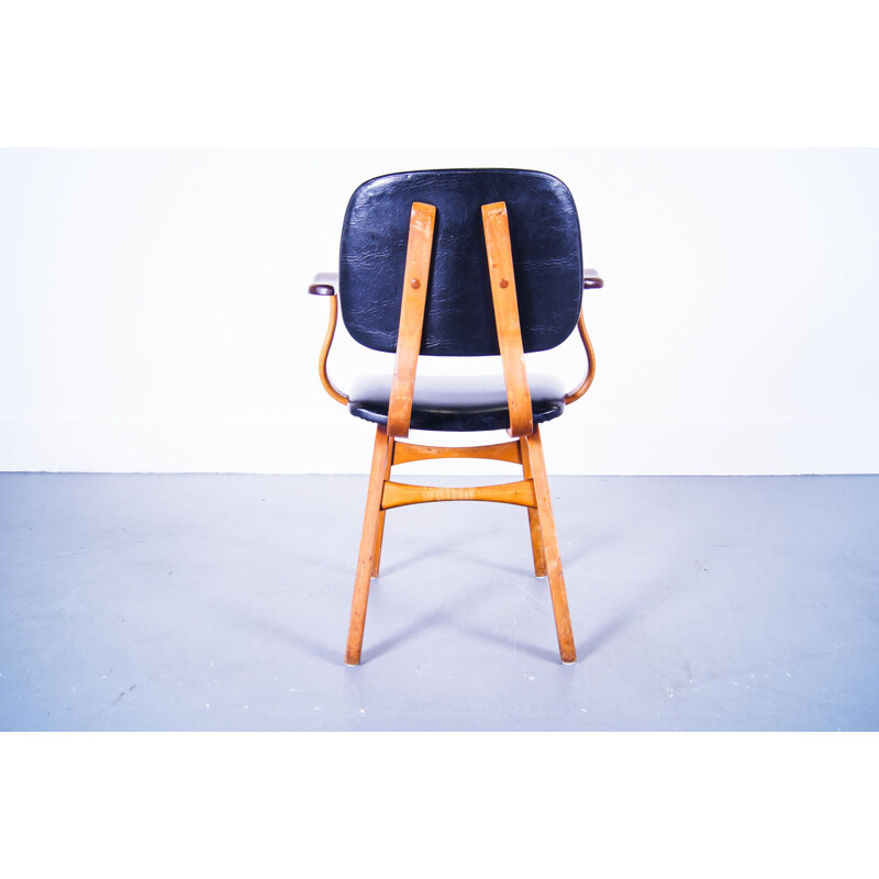 Vintage organic bentwood chair