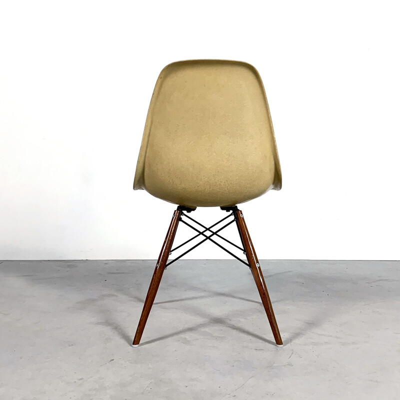 Chaise Vintage Cream DSW par Charles & Ray Eames pour Herman Miller, 1980