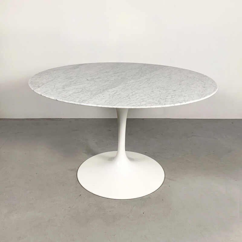Vintage Marble Tulip Table by Eero Saarinen for Knoll, 2000s