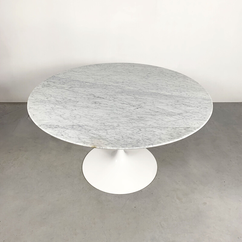 Vintage Marble Tulip Table by Eero Saarinen for Knoll, 2000s