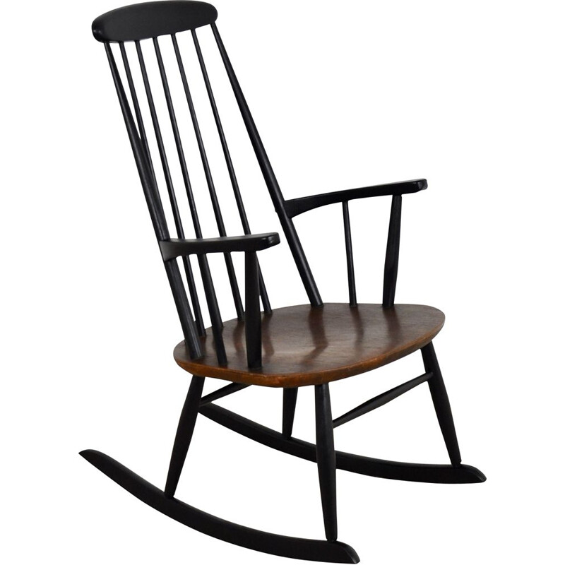 Rocking Chair scandinave vintage 1960