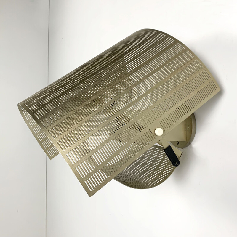 Vintage Gold Shogun Wall Lamp by Mario Botta for Artemide, 1980s