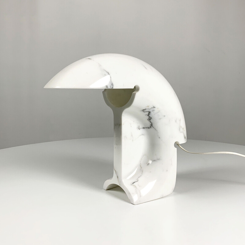 Lampe de table vintage en marbre Biagio de Tobia et Afra Scarpa pour Flos 1960