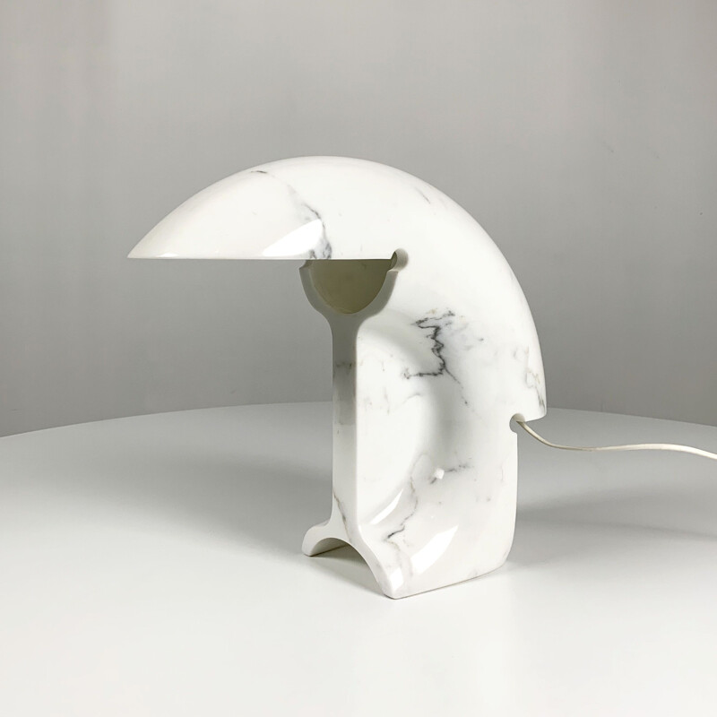 Vintage Biagio Marble Table Lamp by Tobia & Afra Scarpa for Flos, 1960s