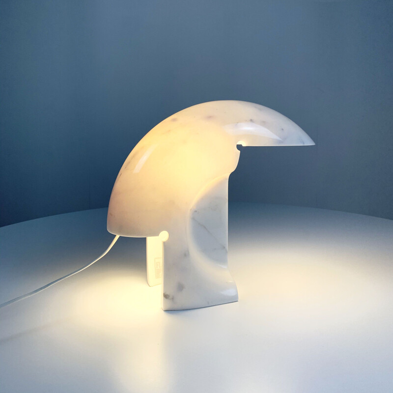 Lampe de table vintage en marbre Biagio de Tobia et Afra Scarpa pour Flos 1960