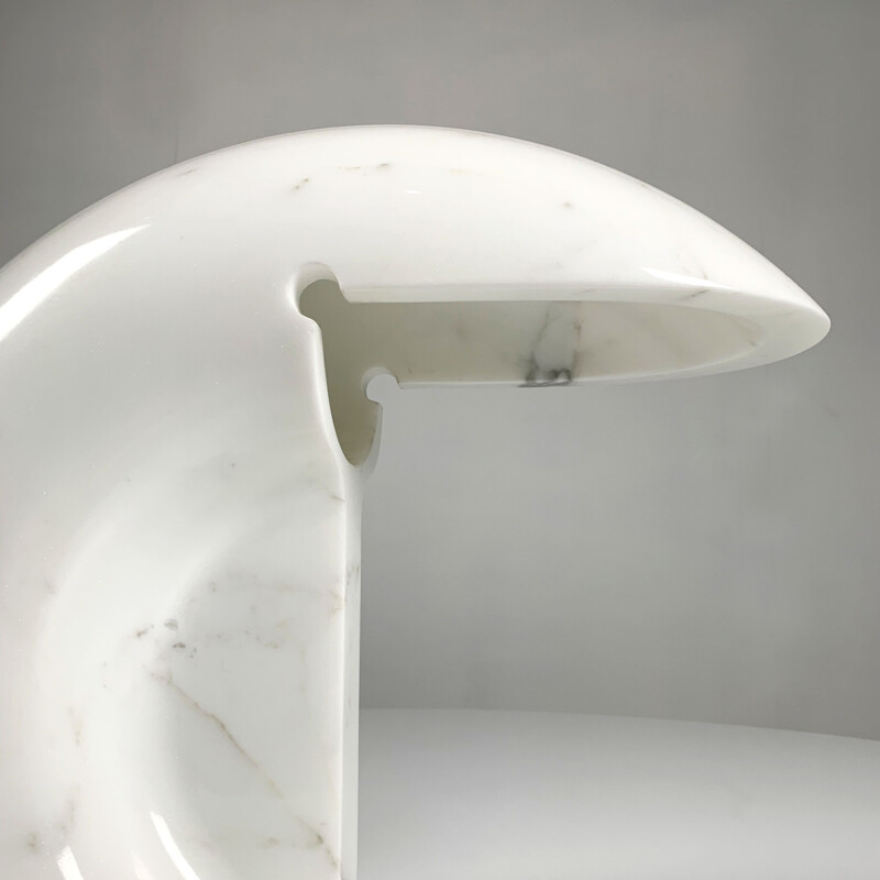 Vintage Biagio Marble Table Lamp by Tobia & Afra Scarpa for Flos, 1960s