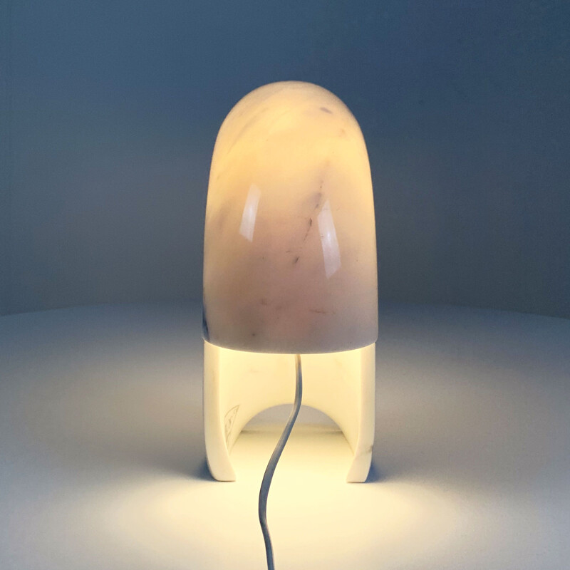 Vintage Biagio Marble Table Lamp by Tobia & Afra Scarpa for Flos, 1960s
