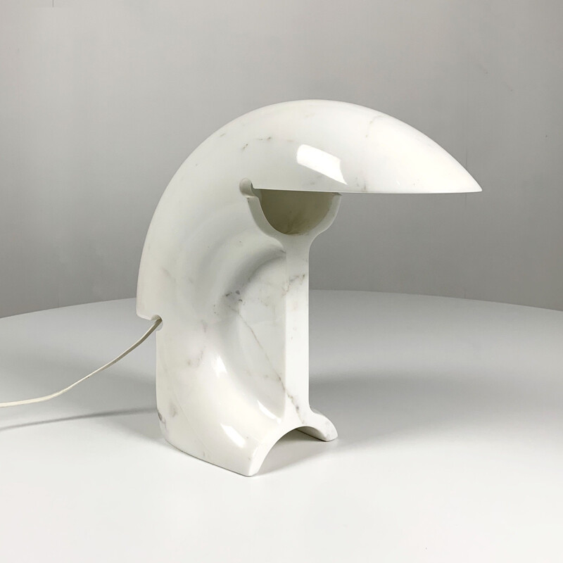 Vintage Biagio Marble Table Lamp by Tobia & Afra Scarpa for Flos, 1960s