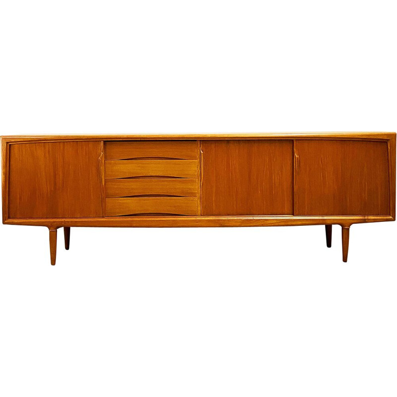 Vintage teak Credenza sideboard by Gunni Omann for Axel Christensen Odder