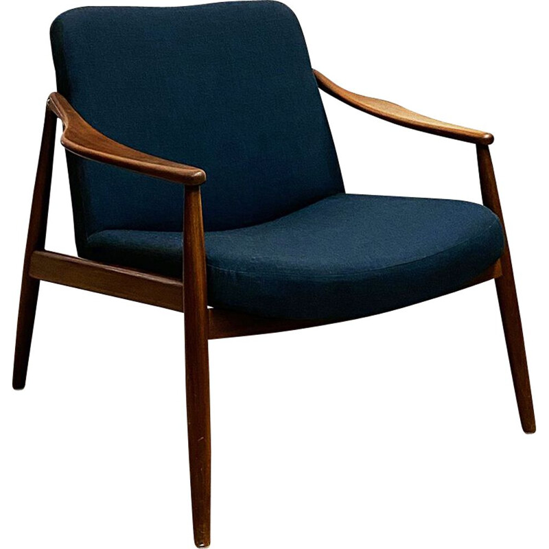 Vintage teak armchair by Hartmut Lohmeyer 1950