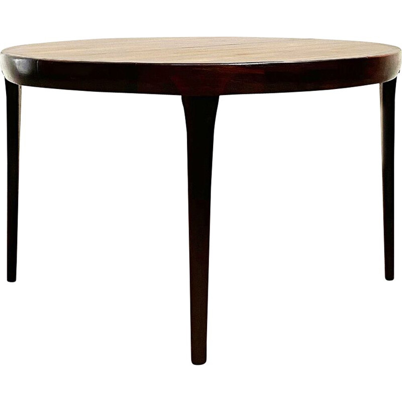 Vintage extensible round table by Ib Kofod Larsen for Faarup