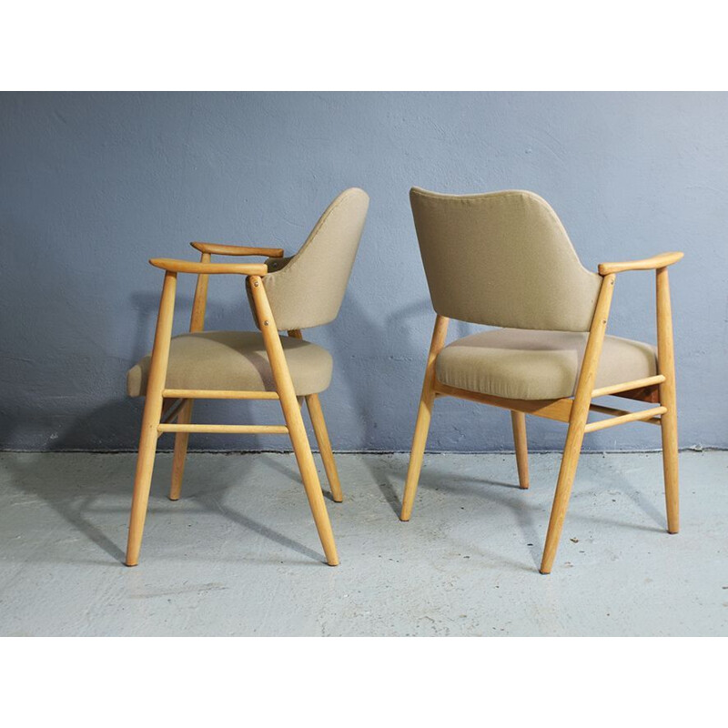 Set of 4 vintage Cees Braakman dining chairs for Pastoe 1960