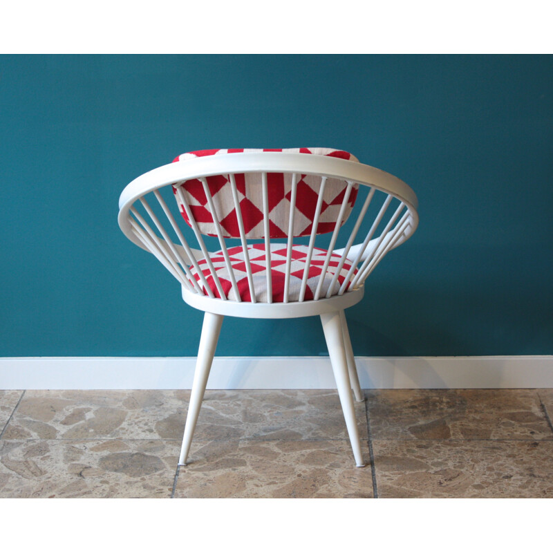 Mid-century Swedish circular chair, Ingve EKSTROM - 1960s