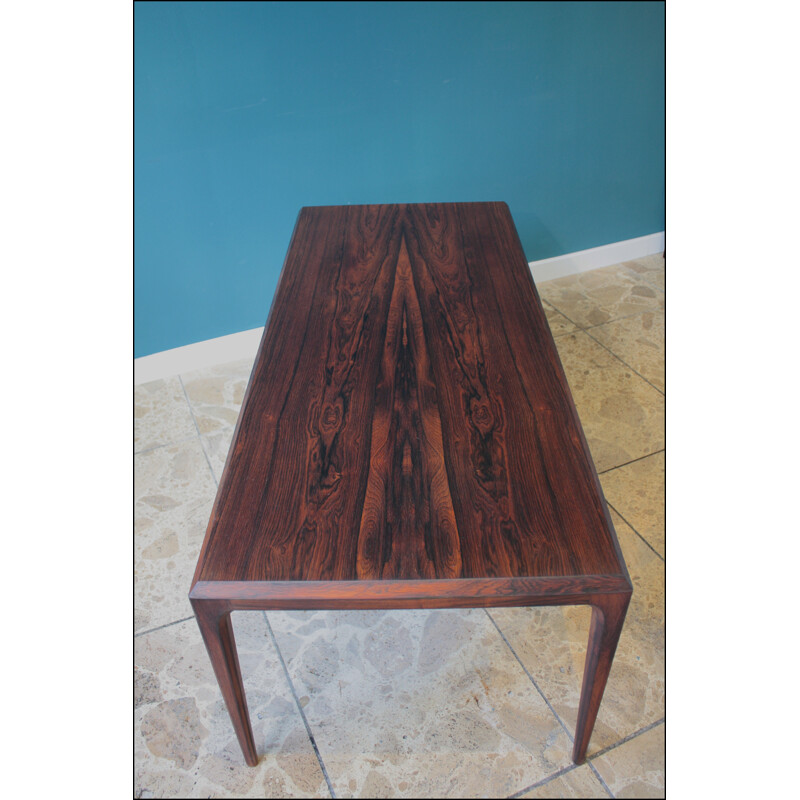 CFC Silkeborg rosewood coffee table, Johannes ANDERSEN - 1960s