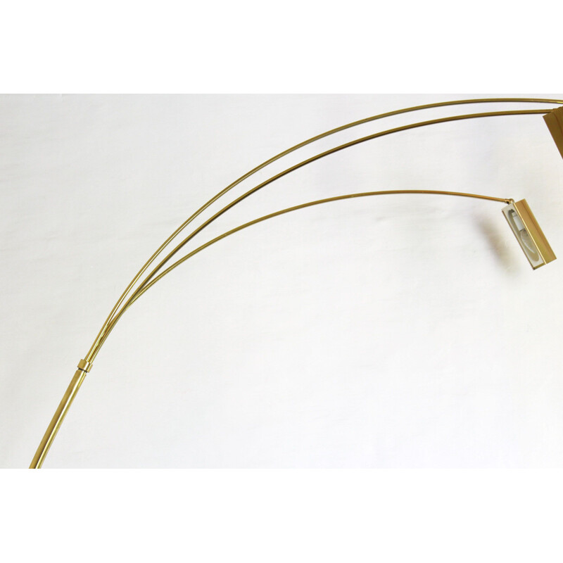 Vintage Italian brass floor lamp 1970