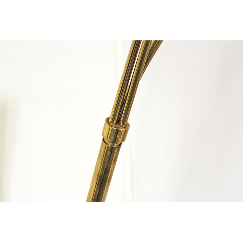 Vintage Italian brass floor lamp 1970