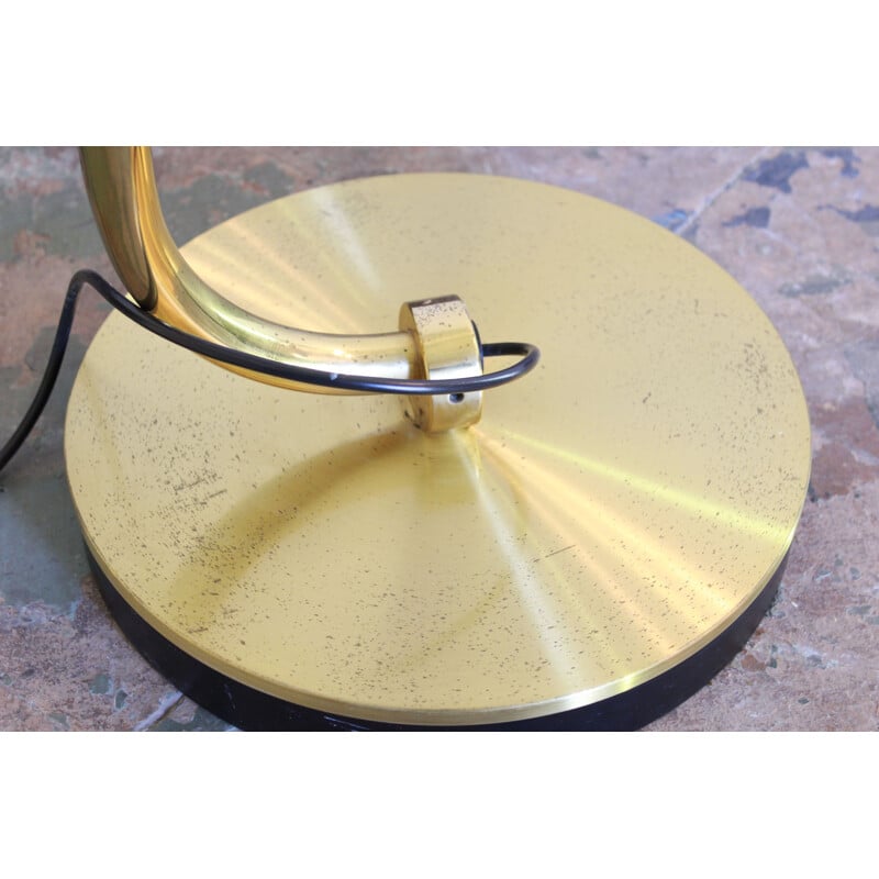 Vintage Italian brass floor lamp 1970