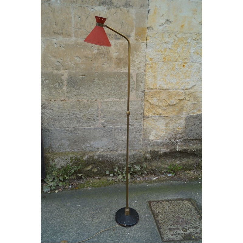 Vintage diabolo floor lamp Lunel 1950