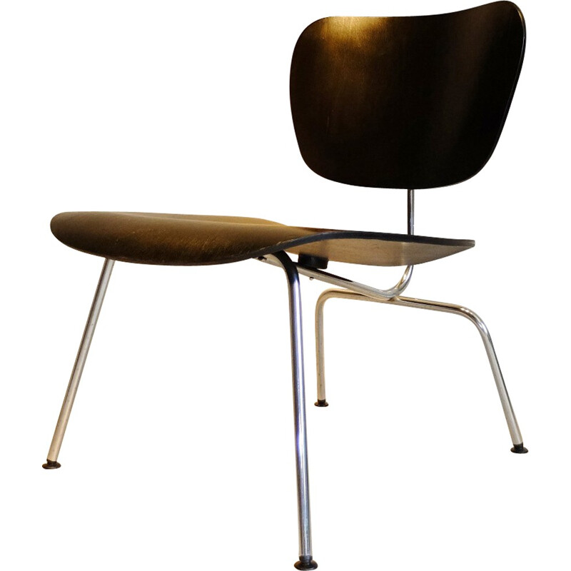 Herman Miller "LCM" chair in wood and metal, EAMES - 1950s