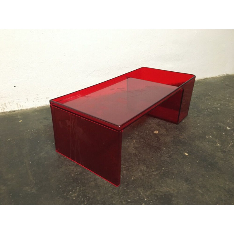 Vintage coffee table Usame, Patricia Urquiola, Kartell, Italy