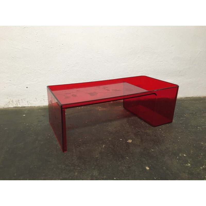 Vintage coffee table Usame, Patricia Urquiola, Kartell, Italy