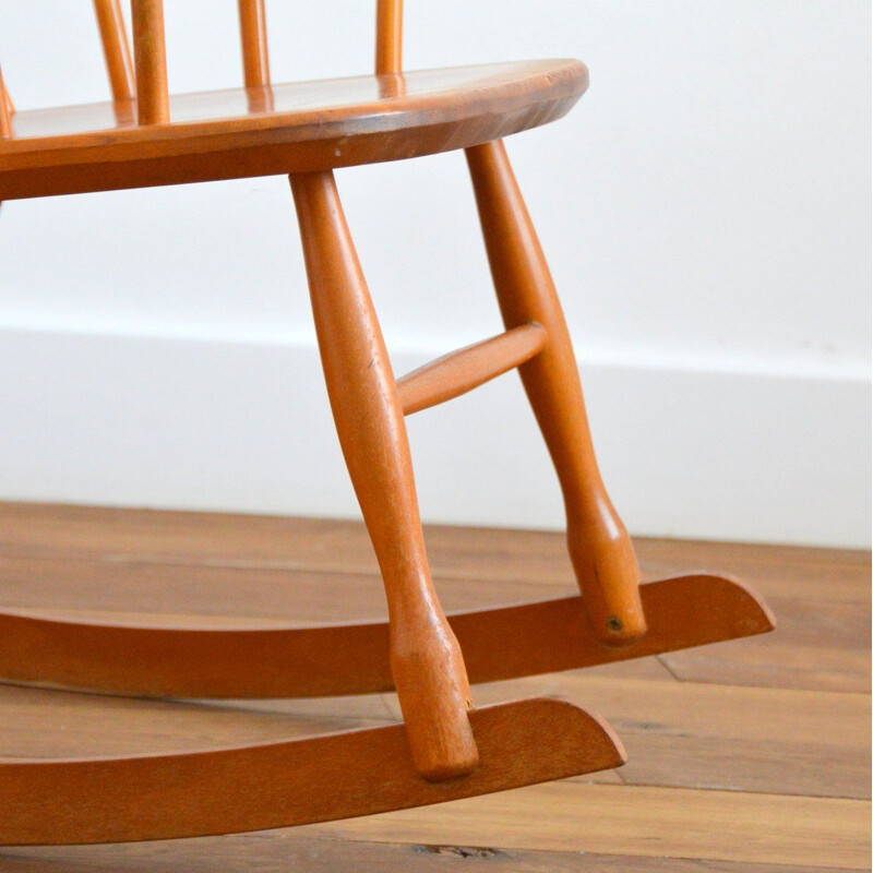 Rocking chair vintage "Grandessa" de Lena Larsson, Scandinave 1960