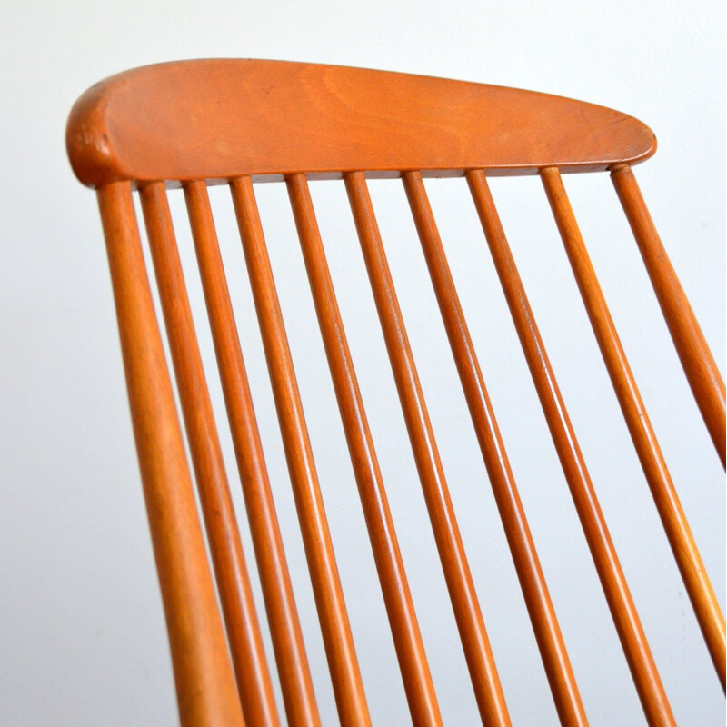 Vintage rocking chair "Grandessa" by Lena Larsson, Scandinavian 1960