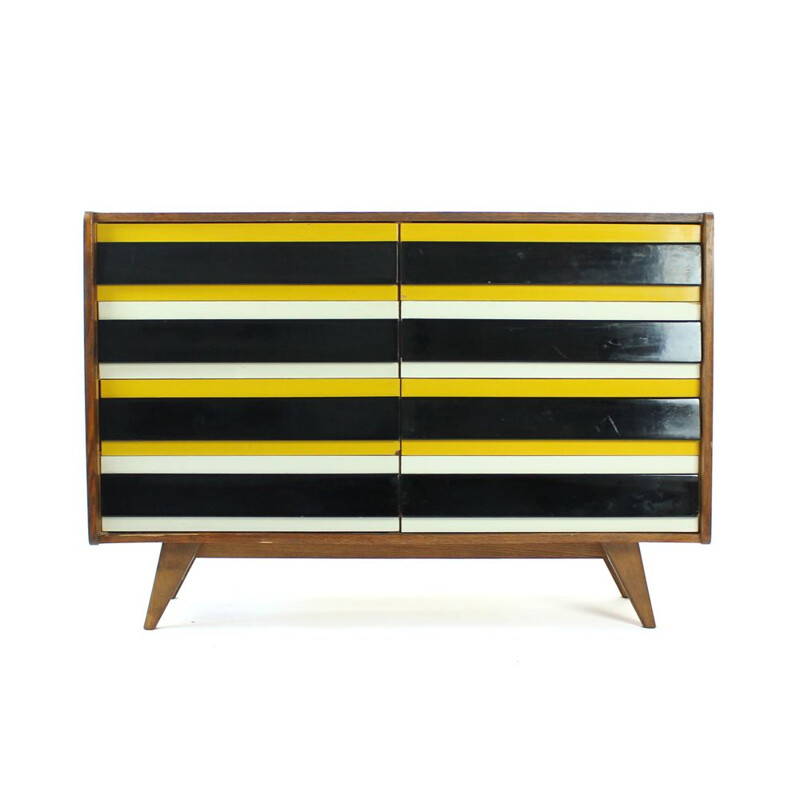 Vintage chest of drawers U 453 by Jiri Jiroutek, Interior Praha, Czechoslovakia 1960