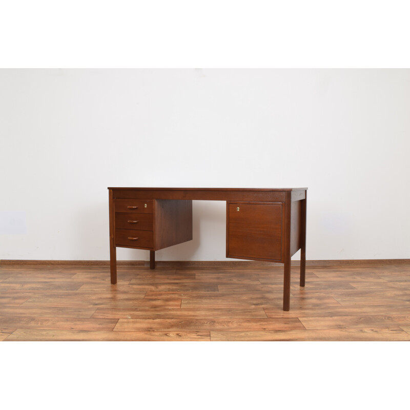 Mid-Century Teak Desk from Domino Mobler Danish 1960s