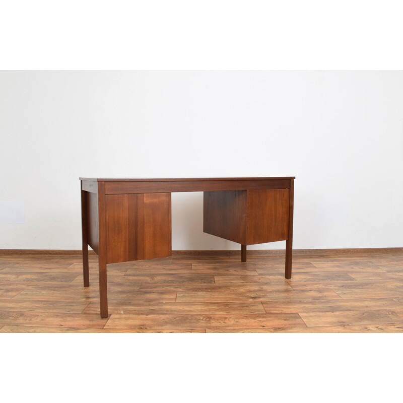 Mid-Century Teak Desk from Domino Mobler Danish 1960s