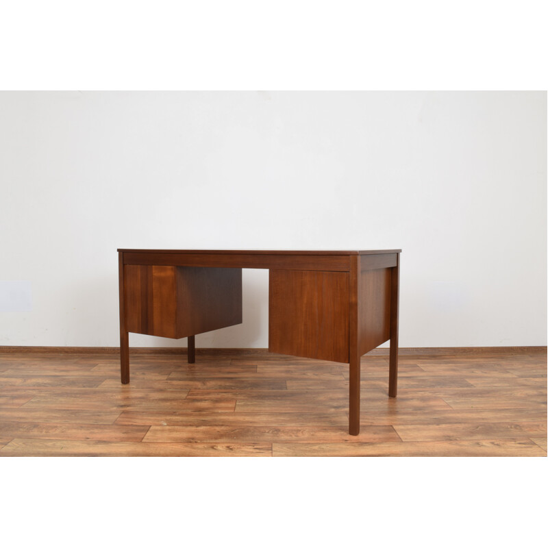 Mid-Century Teak Desk from Domino Mobler Danish 1960s