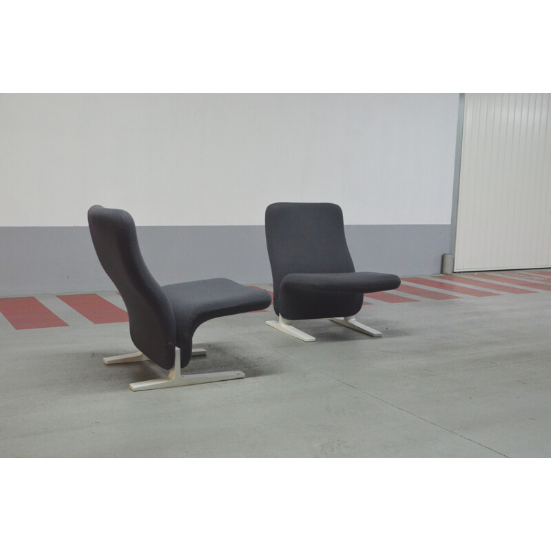 Pair of armchairs "Concorde", Pierre Paulin - 1960s