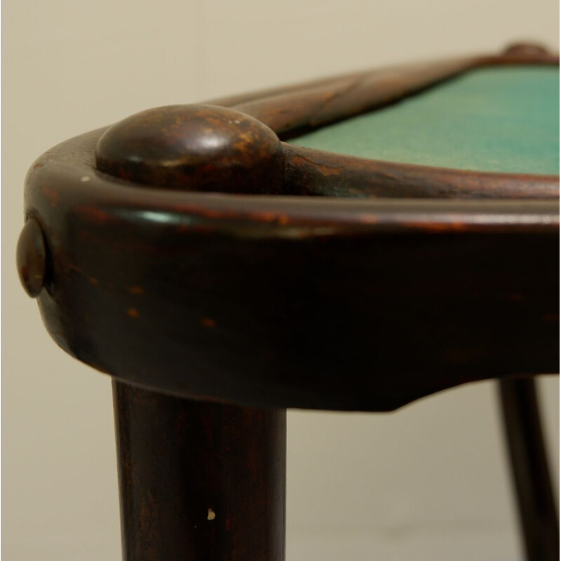 Tavolo da gioco triangolare vintage di Thonet