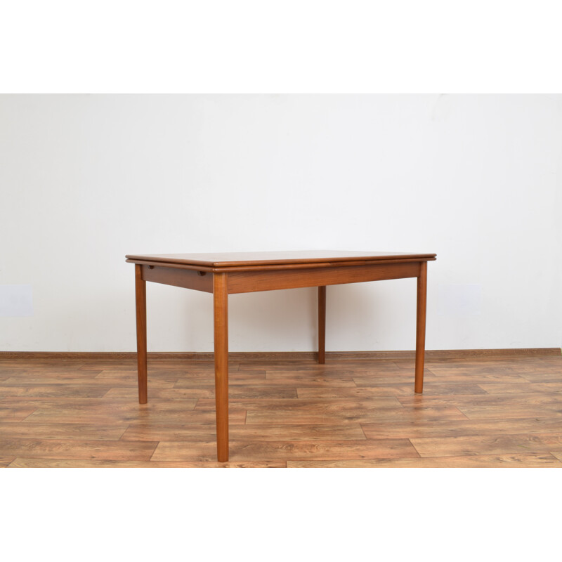 Mid-Century Teak Extendable Dining Table from A.M. Mobler, Danish 1960s