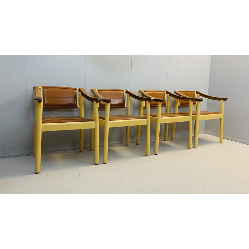 Set of 4 vintage armchairs Pierre Cardin Circa 1980