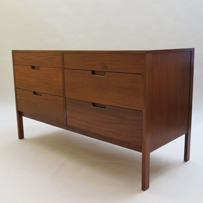 Vintage Afrormosia Chest of Drawers by Richard Hornby for Fyne Ladye 1960s
