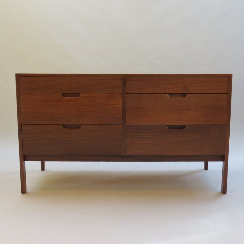 Vintage Afrormosia Chest of Drawers by Richard Hornby for Fyne Ladye 1960s