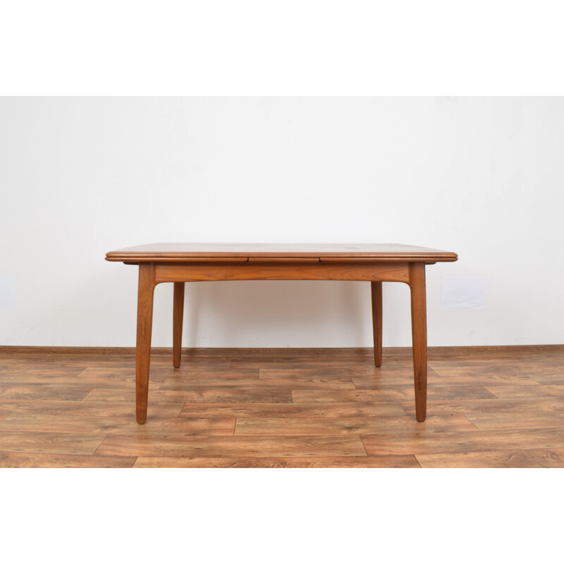 Table à manger vintage en teck  par Svend Åge Madsen pour K. Knudsen, Danemark 1960