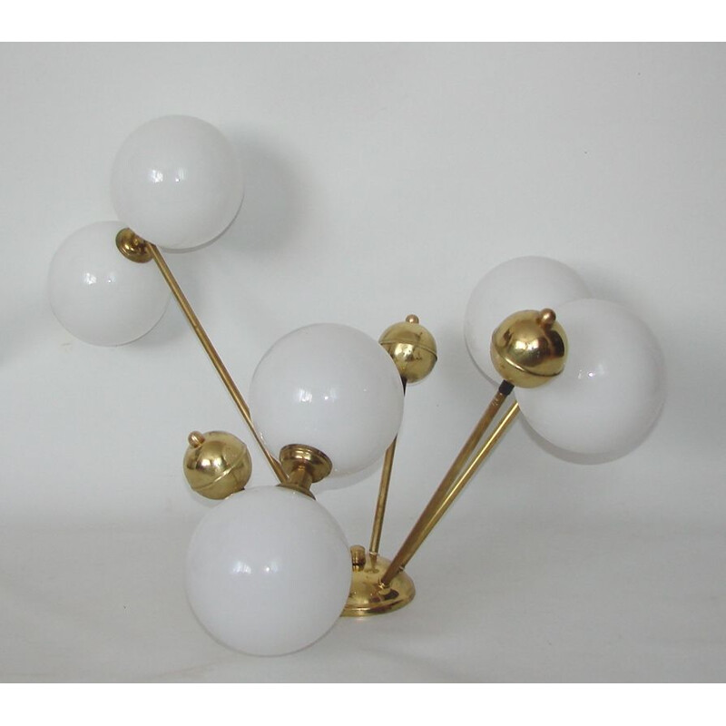 Vintage Stilnovo chandelier, 1960s