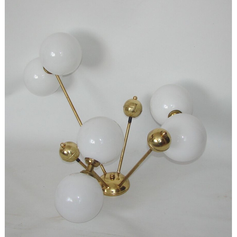 Vintage Stilnovo chandelier, 1960s