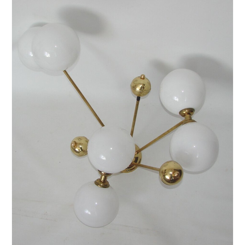 Vintage Stilnovo chandelier, 1960s