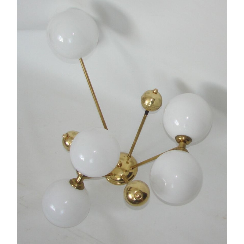 Vintage Stilnovo chandelier, 1960s