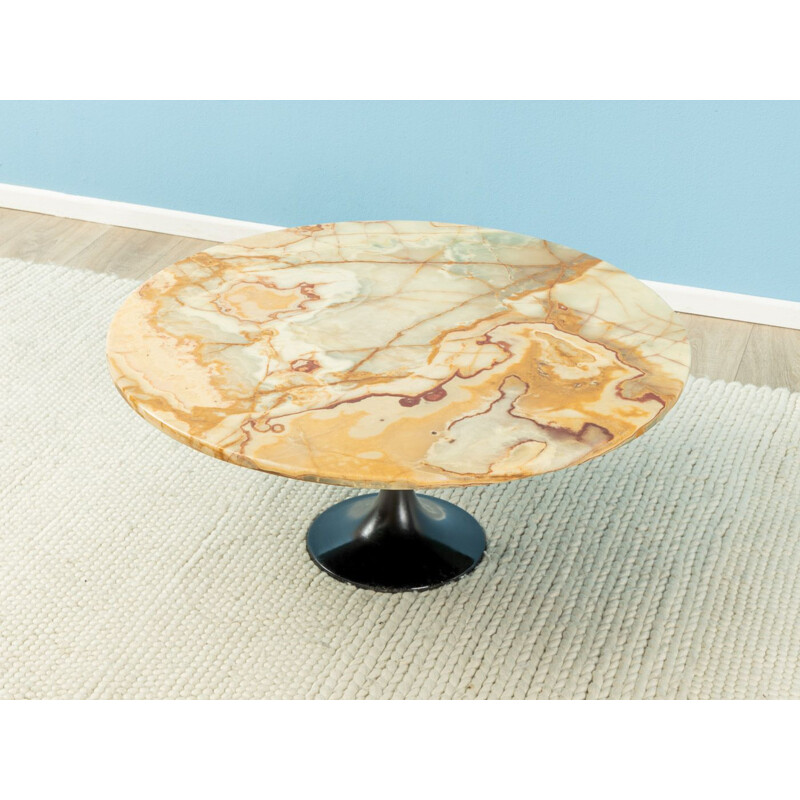 Vintage Coffee table with a table top made of marble  1960s
