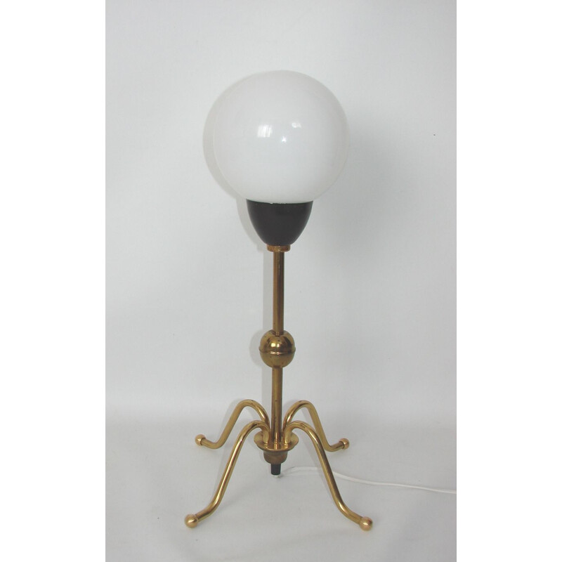 Lampada d'epoca su supporto 1960