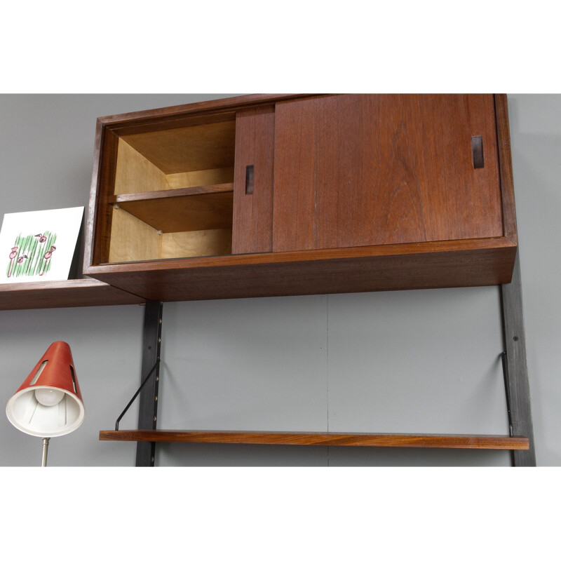 Vintage Royal shelving unit by Poul Cadovius  in teak 1960s