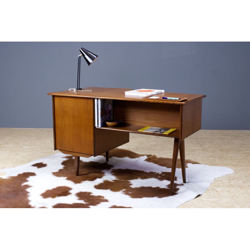 Petit bureau vintage en teck par Peter Lovig Nielsen 1960