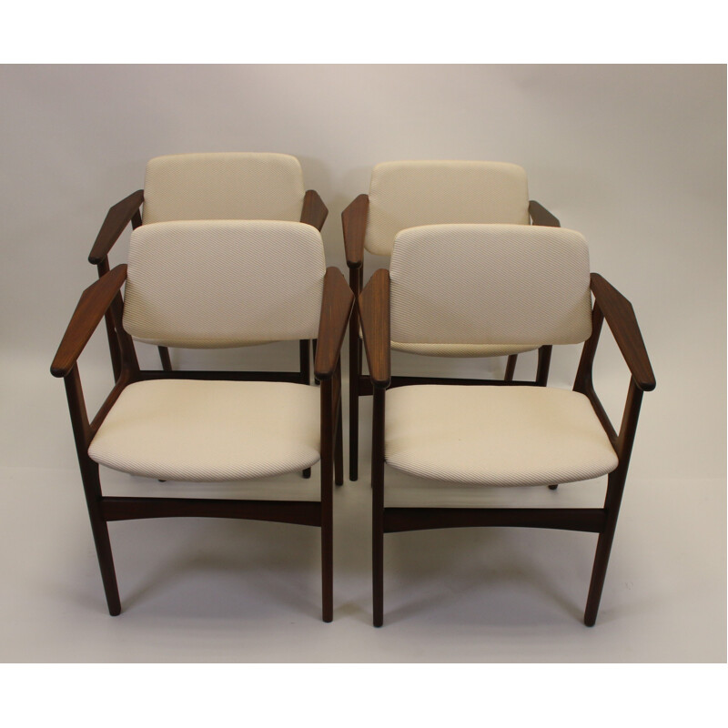 Set van 4 vintage stoelen Arne Vodder Denemarken