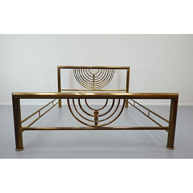 Vintage bed in Italian Brass