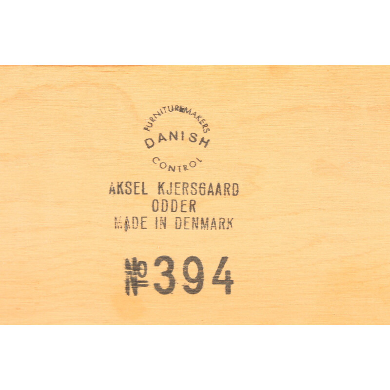 Odder Mobler little Scandinavian chest of drawers in oak wood, Aksel KJERSGAARD - 1950s